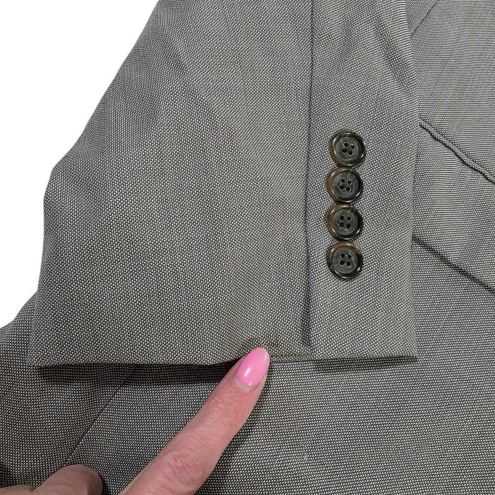 Donald Trump SIGNATURE  Collection Sport Coat Men 44L Wool Tan Single-Breasted*‎